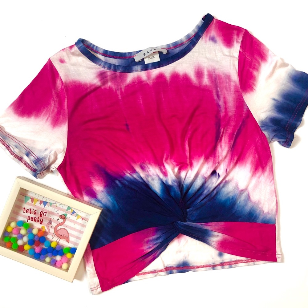 Gaze Tie Dye Crop Top Size S